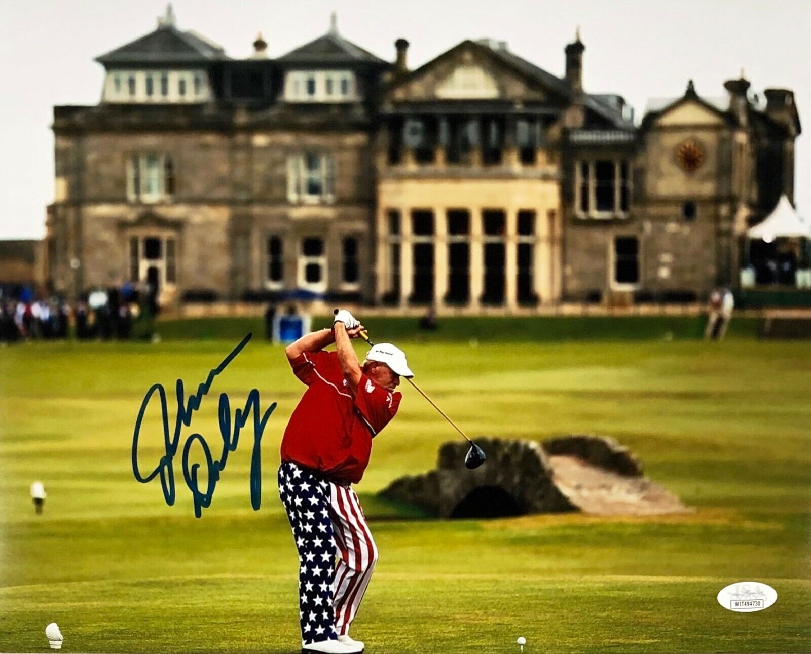 JOHN DALY Autograph SIGNED 11x14 Photo Poster painting ST. ANDREWS OPEN Championship 2010 JSA