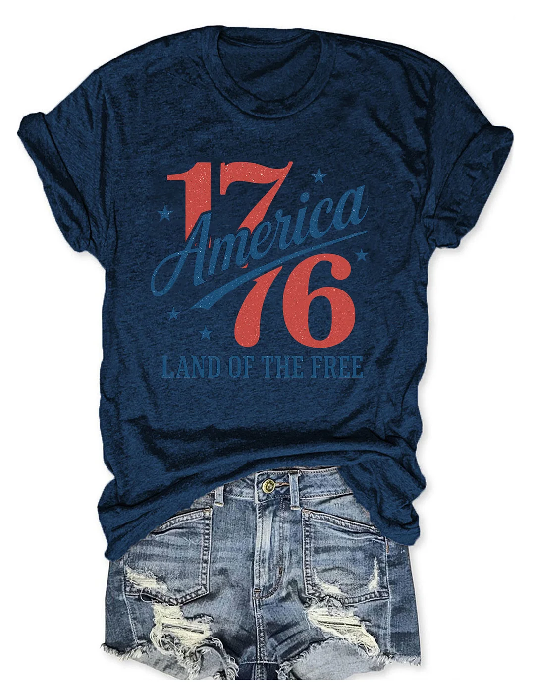 1776 America Land Of The Free T-shirt