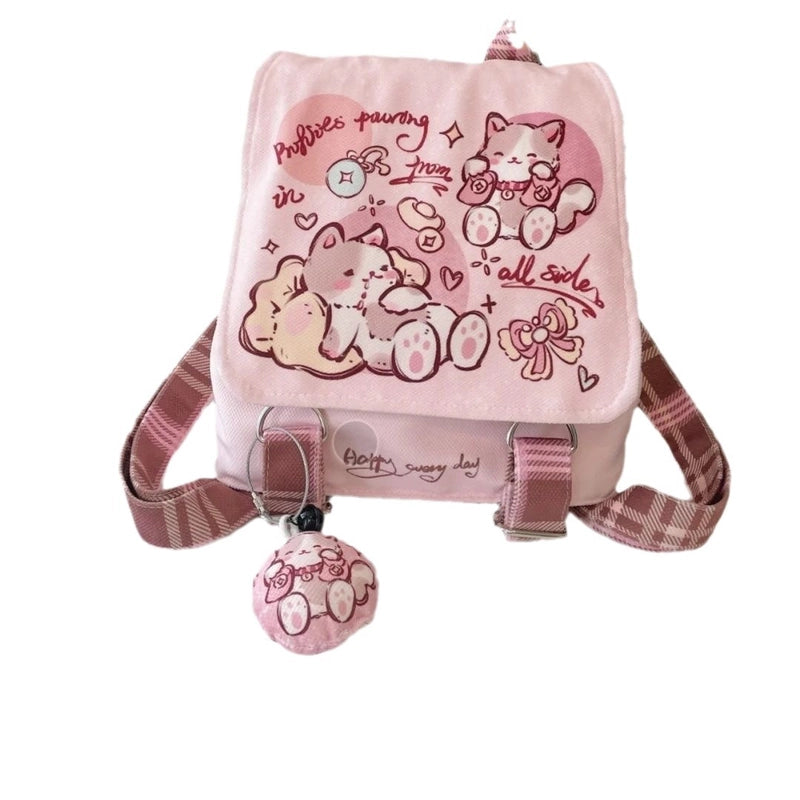 Cat Casual School Daily School Backpack