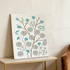 DIY Pearl Painting Tree Branch for Home Wall Decor with Frame(40x30cm)