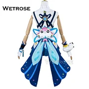[Wetrose] In Stock R Mualani Муалани Natlan Splish-Splash Wavechaser Genshin Impact Cosplay Costume Wig Full Set