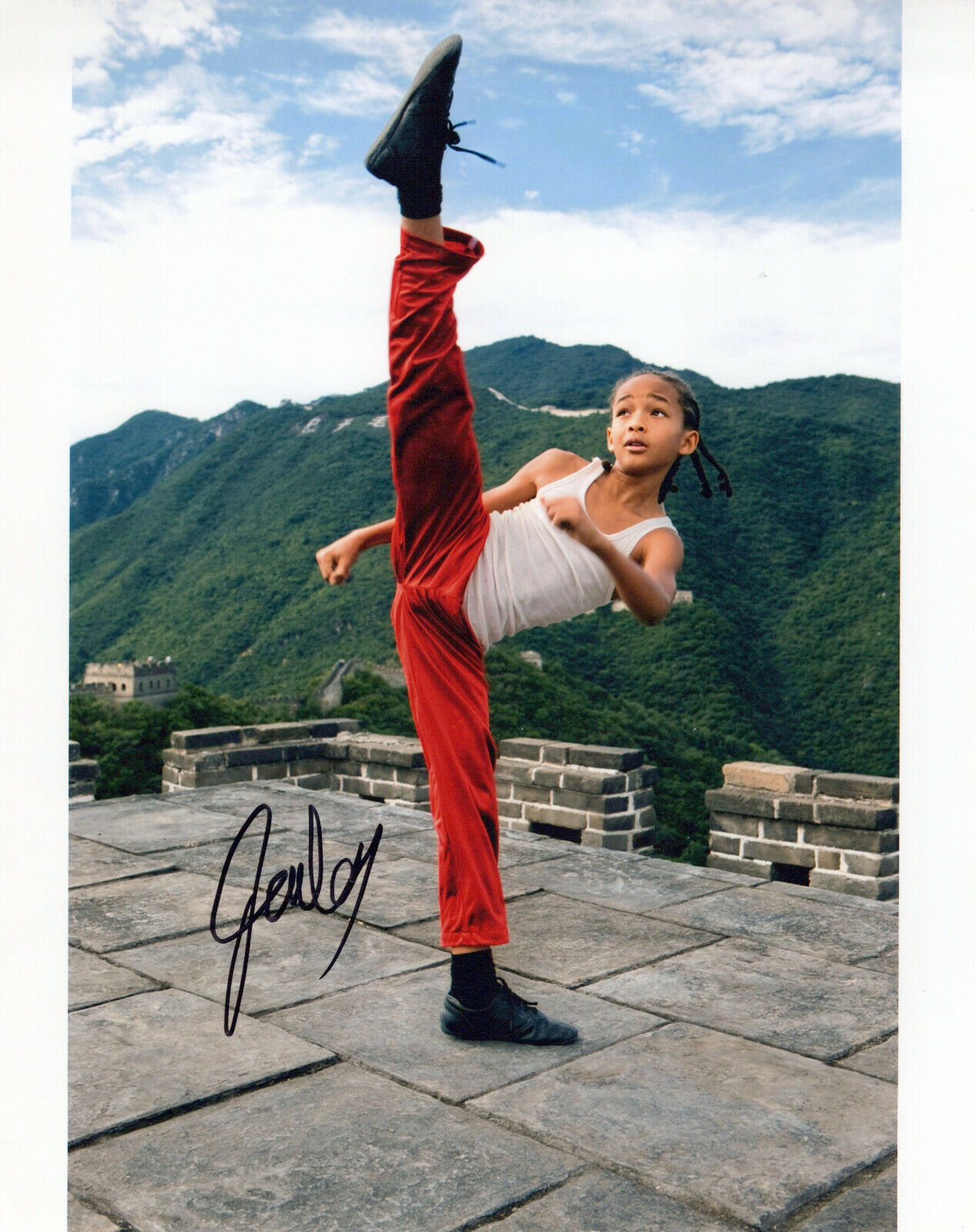 Jayden Smith The Karate Kid autographed Photo Poster painting signed 8x10 #4 Dre Parker