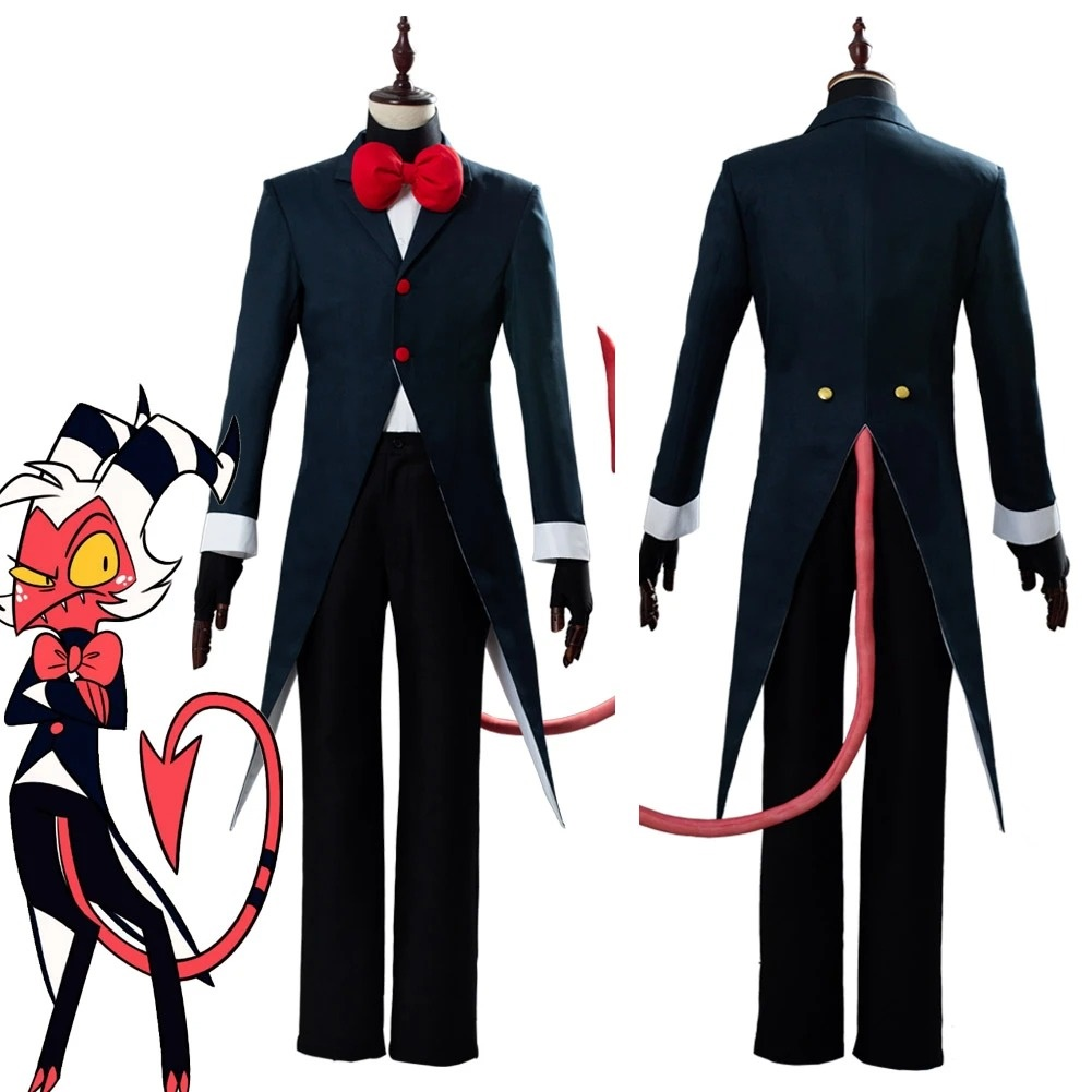 Hazbin Hotel Moxxie Helluva Boss Cosplay Costume