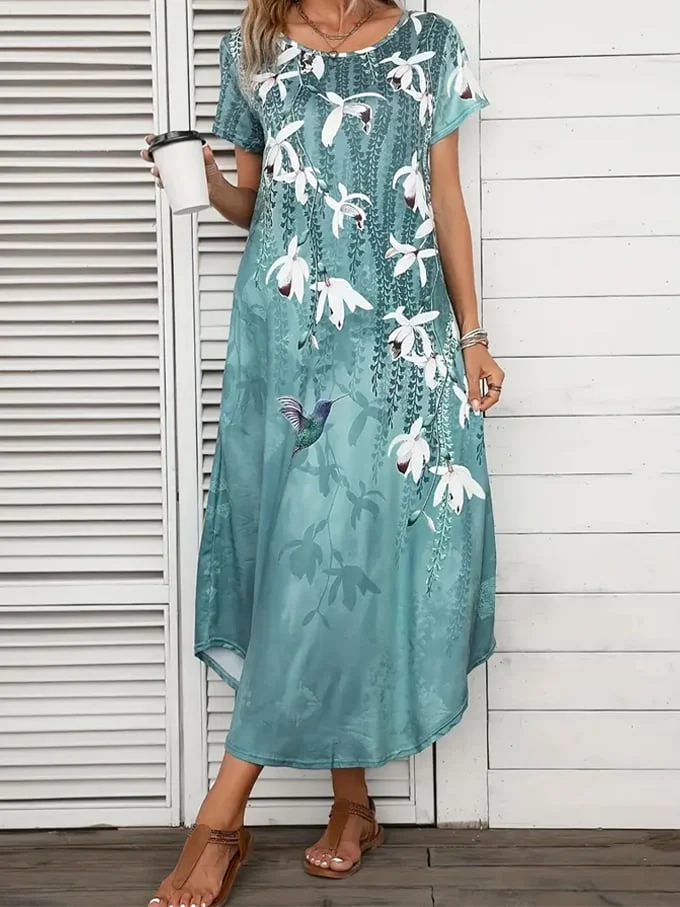 Women's Floral Print Dress