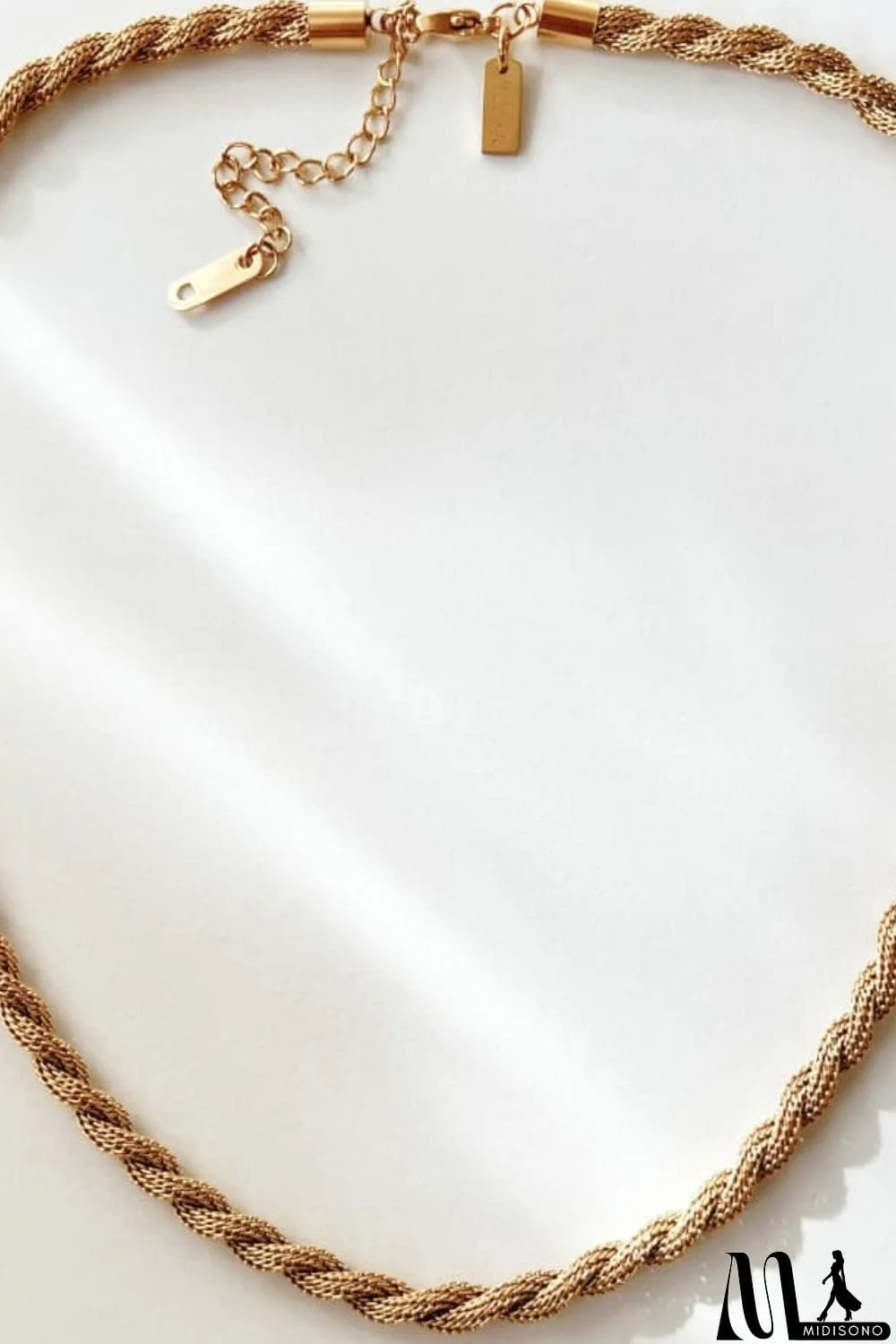 MidiSono - Twisted Stainless Steel Necklace