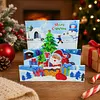 1Pcs Diamond Painting Christmas Snowman Reindeer Theme Greeting Card Set with Envelopes
