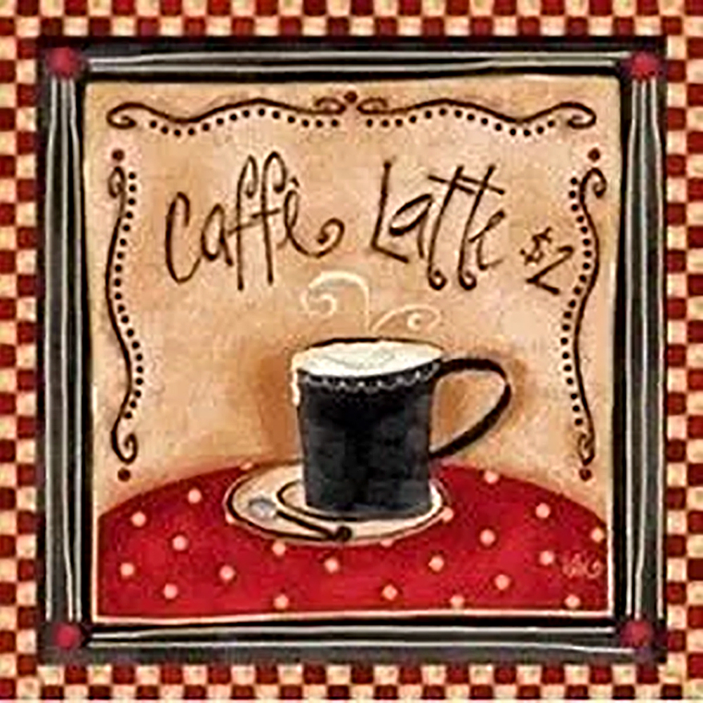

Coffee - Round Drill Diamond Painting - 30*30CM, 501 Original