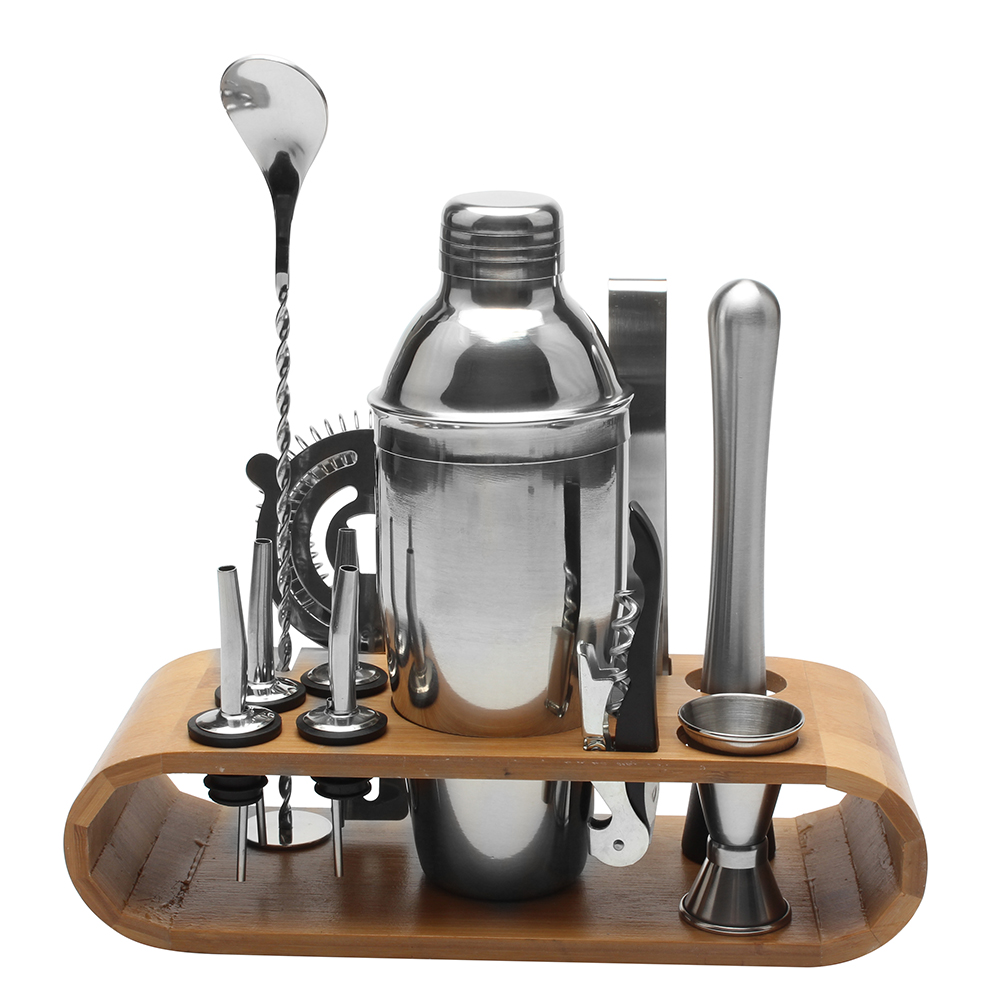

12pcs/Set Bartender Mixed Drinks Tool Bar Wine Mixing Spoon Cocktail Shaker, 501 Original