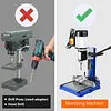 4PCS Square Hole Drill Bits 6.4/8/9.5/10/12.7mm for Precise Woodworking