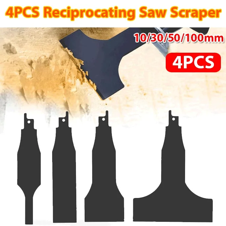 4pcs Reciprocating Saw Scraper