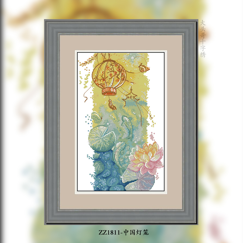 [CC2228-Chinese Lantern, Half Needle] Painting Fairy Cross Stitch