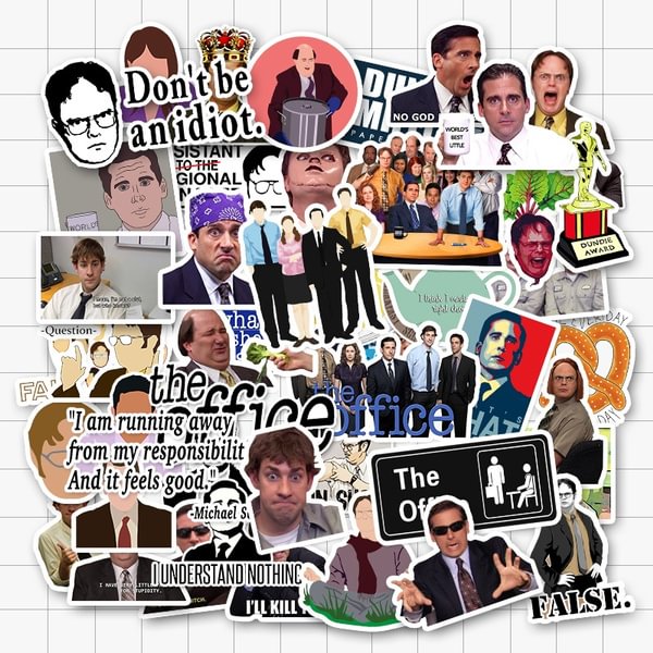 All 50 PCS No Repeat Stranger Things/Riverdale/Friends/Breaking Bad/The Office/Pulp Fiction/Classic Movies Tv drama and Movies Stickers Stickerbomb For Laptop Suitcase Helmet Phone Car Stickers Waterproof Vinyl Decal - Shop Trendy Women's Clothing | LoverChic