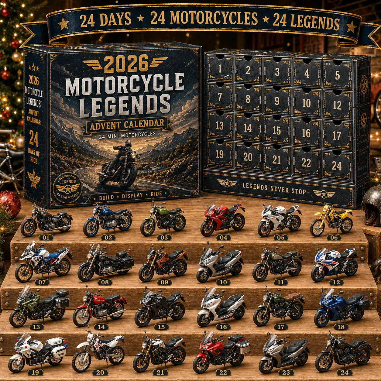2026 Motorcycle Advent Calendar