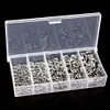 200Pcs Fishing Split Rings Fishing Connectors Snap Rings for Link Fishing Hooks