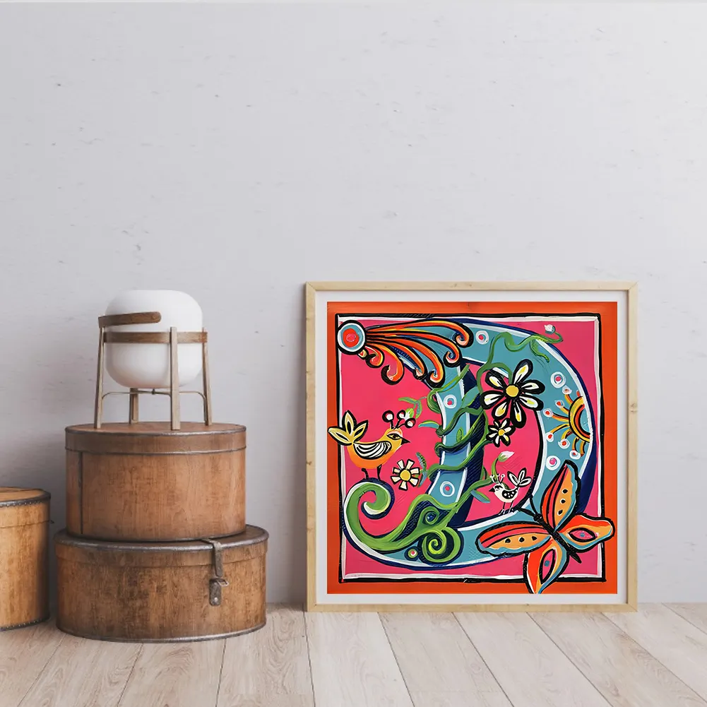 Full Round Diamond Painting 30*30cm - Cartoon Drawing