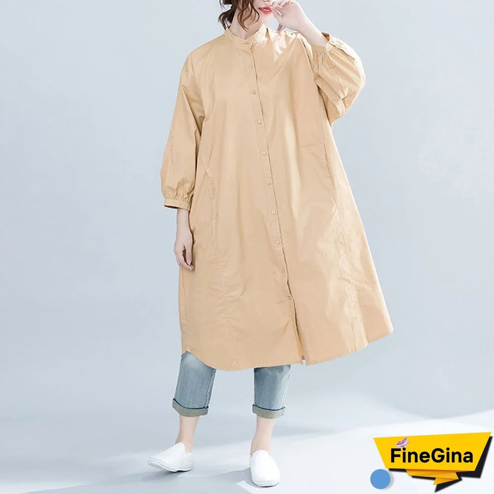 Brand Oversized Apparel Women Solid Spring New Top Female Tunic