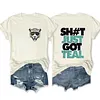 Sh#t Just Got Teal Jaguars Tee