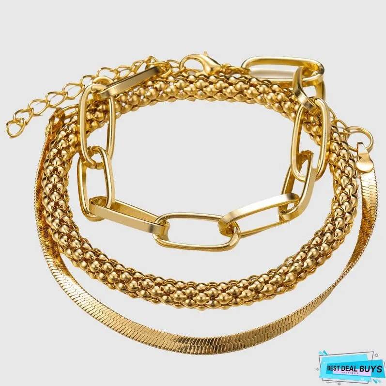 Lustrous Chain Elegance Bracelet