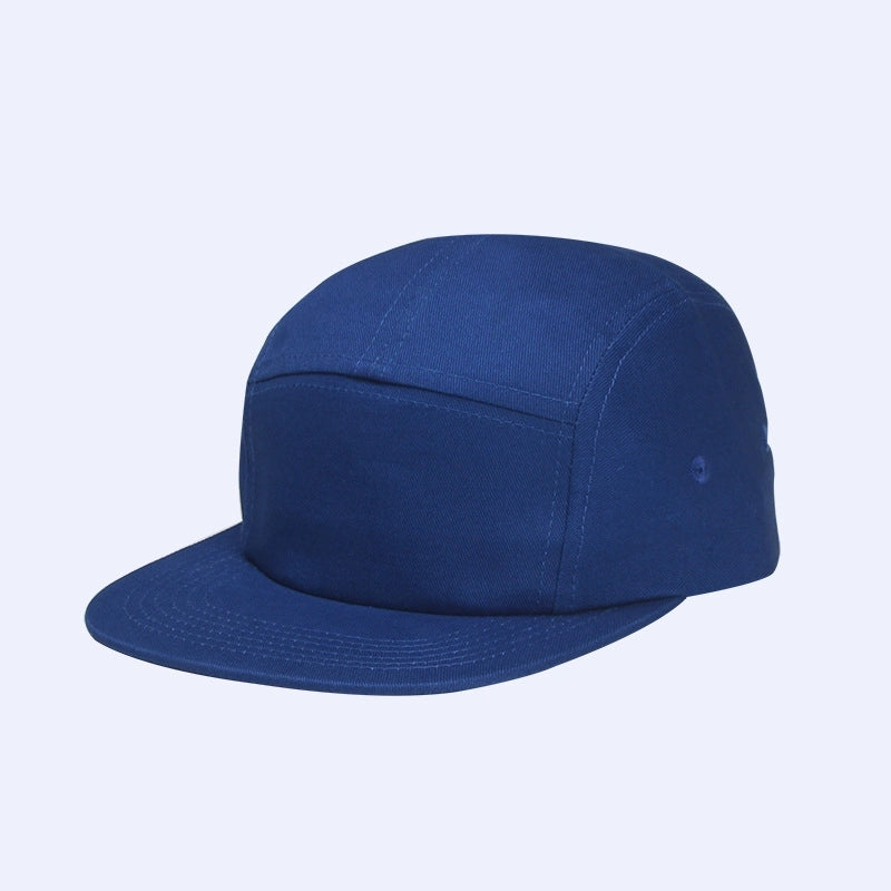 Pure Cotton Flying Cap Five Cap Camping Cap Flat Eaves Baseball Cap Skateboard Cap Street Tide Cap Men’s And Women’s Hat Can Be Fixed