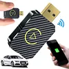 Wired To Wireless Carplay & Android Auto Adapter Auto Connect USB Plug and Play