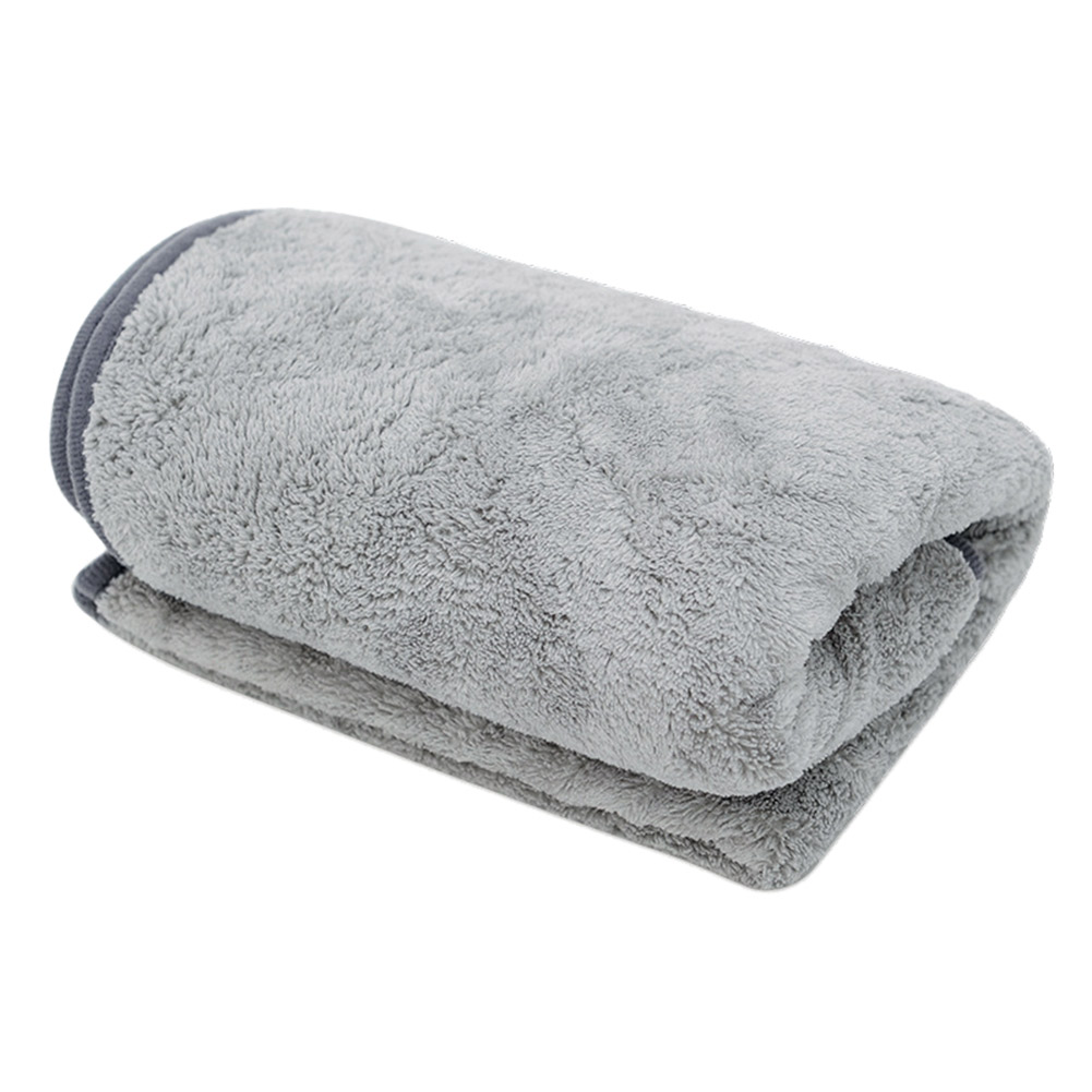 

Plush Absorbent Pet Towel Cat Dog Quick-drying Kitten Puppy Soft Bath Towel, Grey, 501 Original