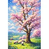 Diamond Painting -DIY Round Drill Cherry Blossoms(40x60cm)