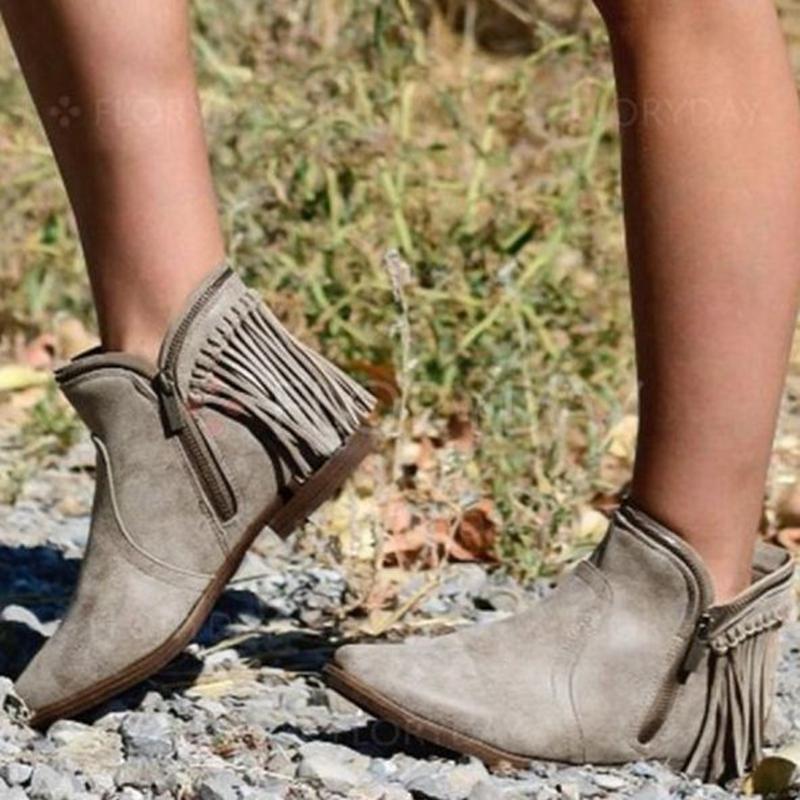Women Casual Platform Zipper Boots | 168DEAL
