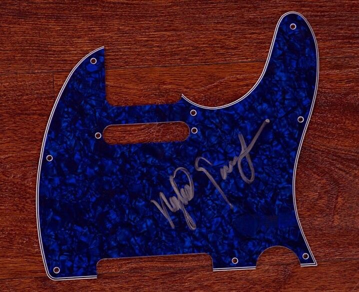 GFA April Wine * MYLES GOODWYN * Signed Electric Pickguard COA