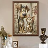 Cat Dog - Full Round Drill Diamond Painting