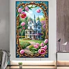 (45*75cm)Garden House - Full Square Drill Diamond Painting