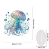 (US Local)Acrylic Special Shape Jellyfish Diamond Painting Desktop Decor Kit