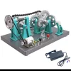 Motor Transmission Model Toy, Metal Machinery Demonstration Gear, Rotation Instrument, Relation Scientific Experiment