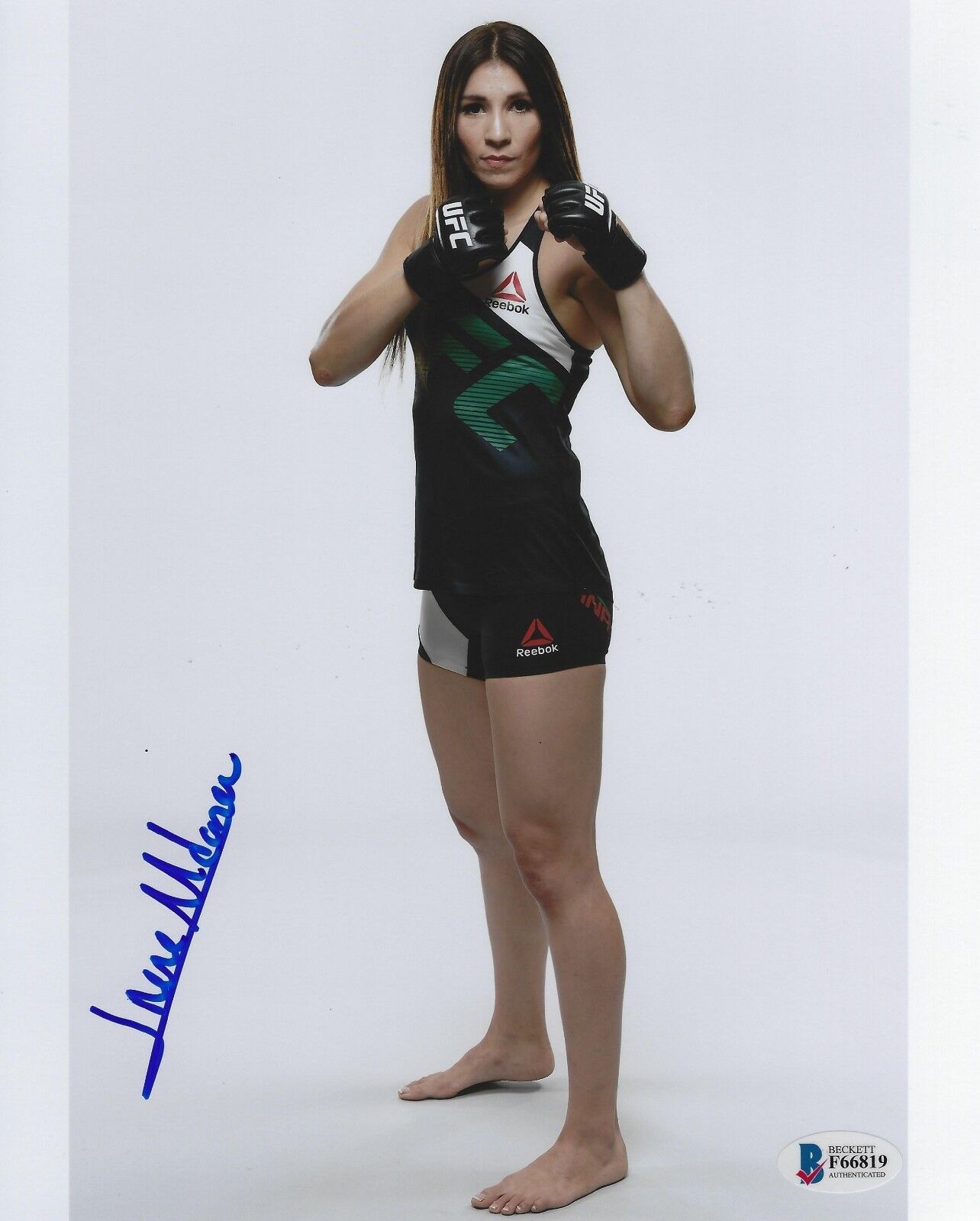 Irene Aldana Signed UFC 8x10 Photo Poster painting BAS Beckett COA Invicta Picture Autograph 819