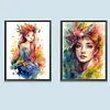 2pcs Diamond Painting -DIY Round Drill Girls