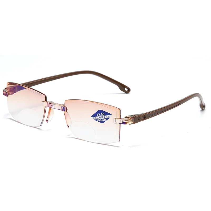 NEW DIAMOND-CUT BIFOCAL PROGRESSIVE & ANTI-BLUE EYEWEAR ULTRALIGHT READING GLASSES