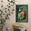 (40*60cm)Vintage Rose - Full Round Drill Diamond Painting