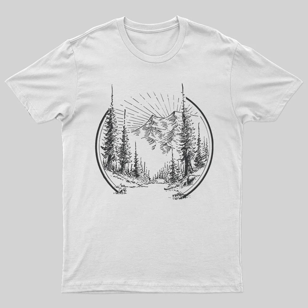 The Mountains Printed Men's T-shirt