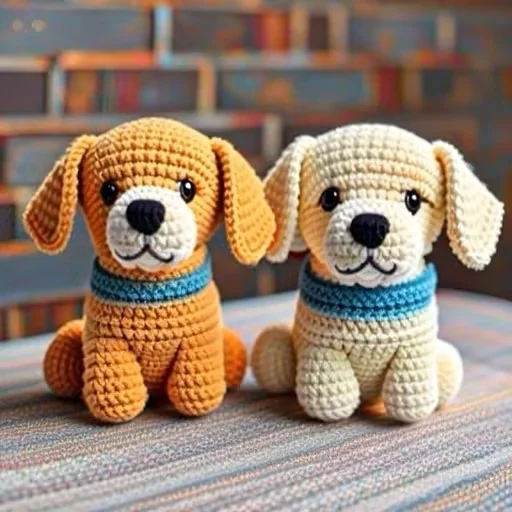 Vaillex - Two Dogs Doll Crochet Pattern For Beginner