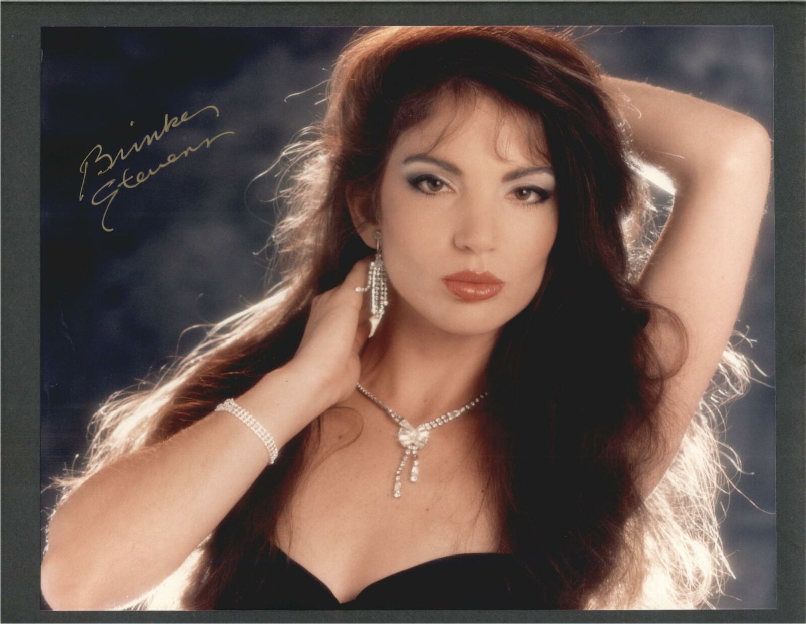 Brinke Stevens - Signed Autograph Color 8x10 Photo Poster painting - Scream Queen