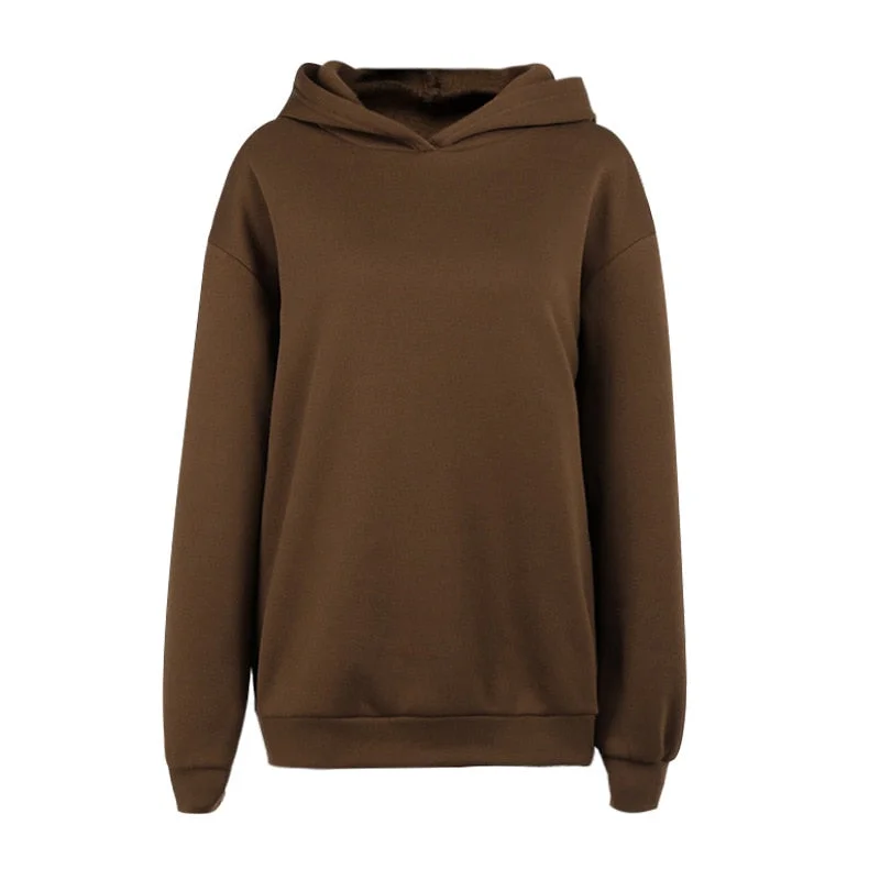 Hawthaw Women Autumn Long Sleeve Letter Printed Hoodie Tops Pullover Sweatshirt Wholesale Items For Business 2021 Fall Clothes