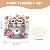 Diamond Painting Acrylic Owl in Cup Tabletop Home Decoration