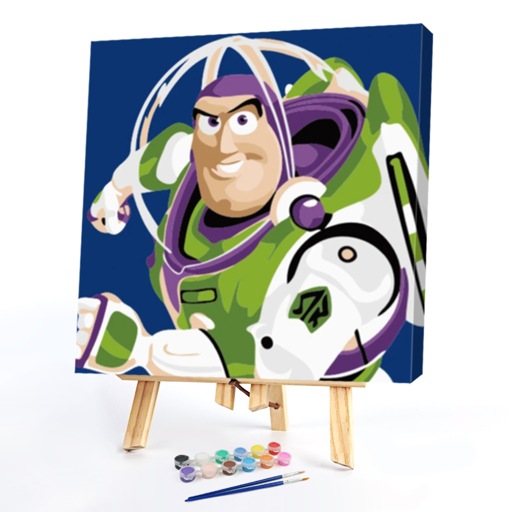 

20*20CM - Paint By Numbers - Cartoon Toy, 501 Original