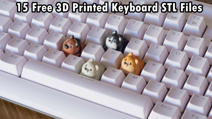 15 Free 3D Printed Keyboard Designs for Every DIY Enthusiast