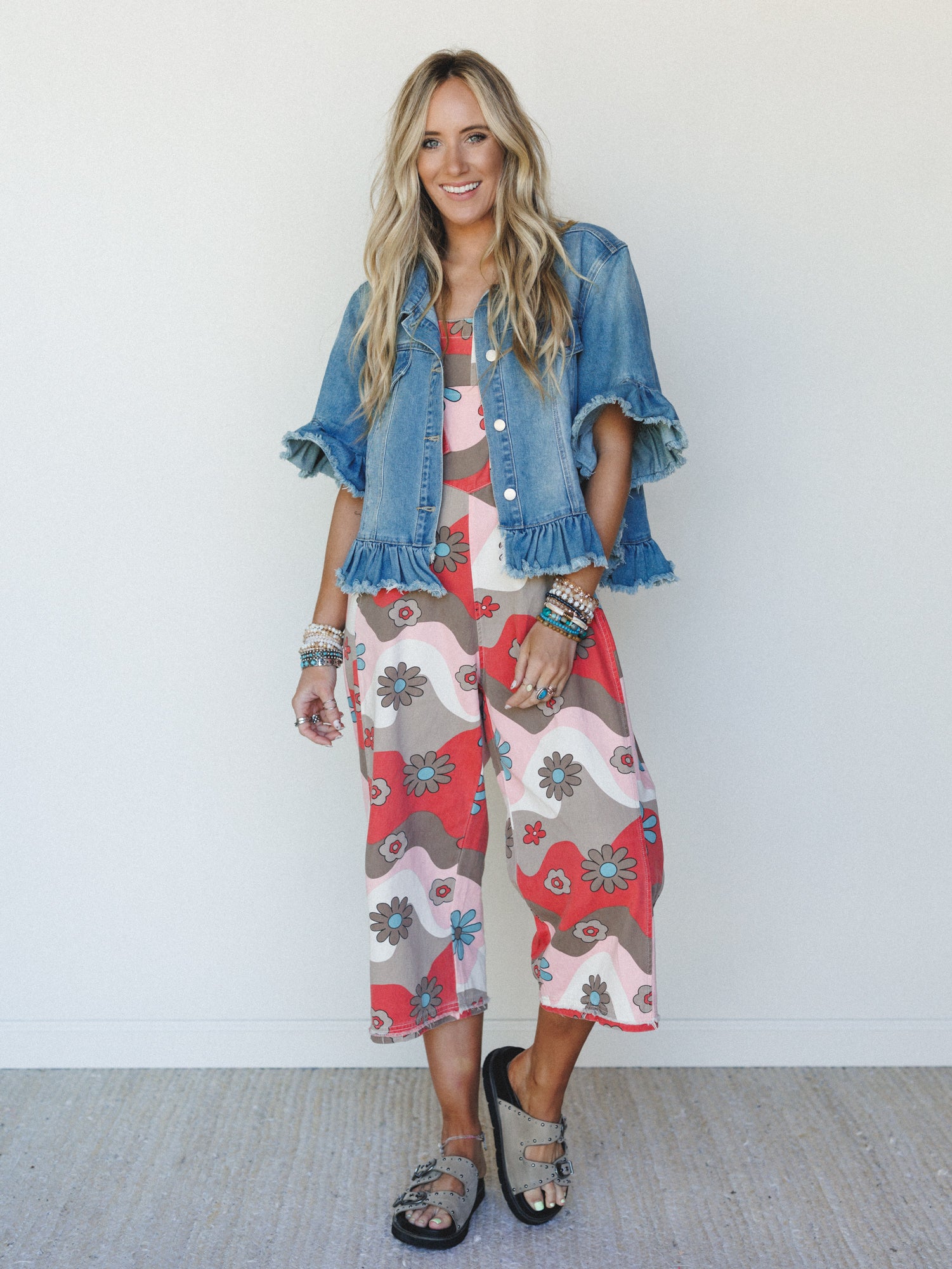 Ruffled Bouquet 2 Piece Bundle - Red