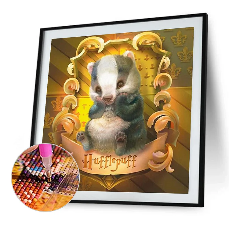 Harry Potter Hufflepuff Diamond Painting – Color-Full Creations