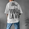 Unisex Casual Vivre La Vie T-shirt by Inlyline