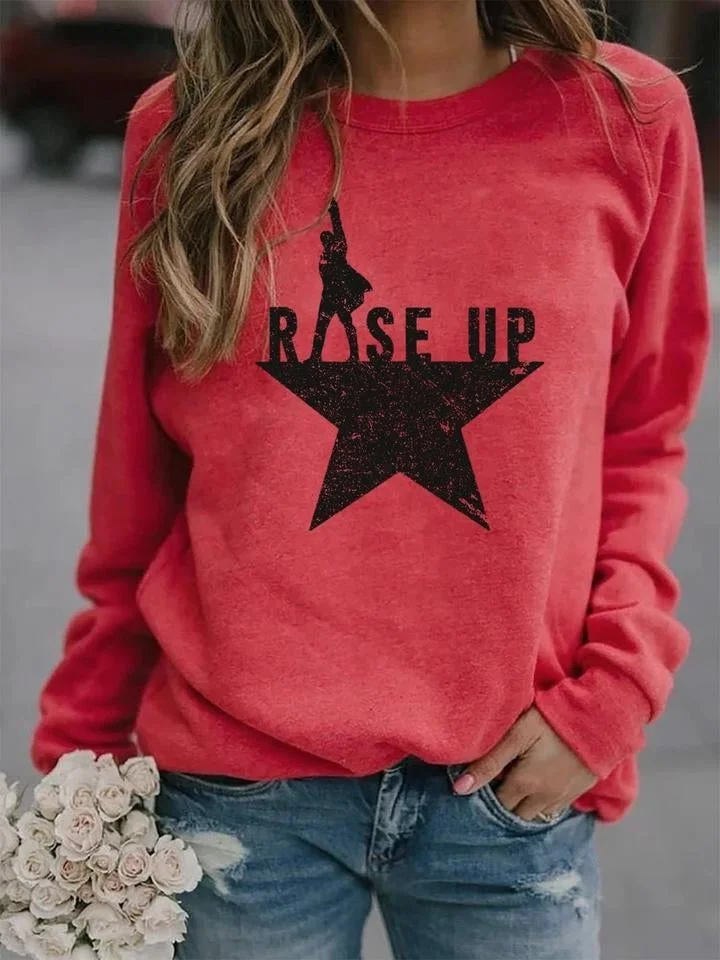 Rise Up Hamilton Star Women's Shirt Sweatshirt