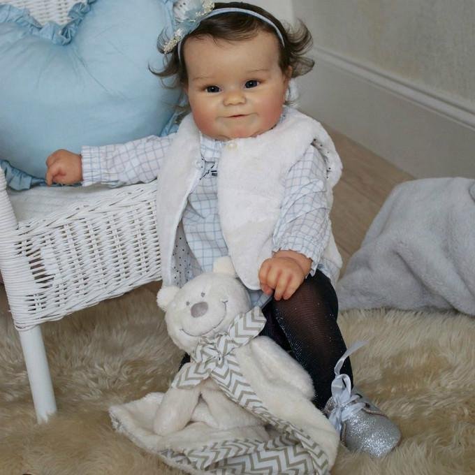  20'' Realistic Emmett Reborn Baby Doll with Coos and "Heartbeat" - Reborndollsshop.com®-Reborndollsshop®