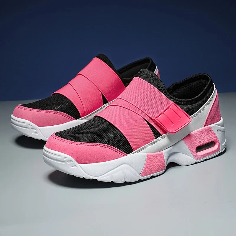  2022 New Spring Sneakers Women Lazy Shoes Plus Size 35-42 Fashion Breathable Shoes Comfortable Running Casual Sneakers De Mujer