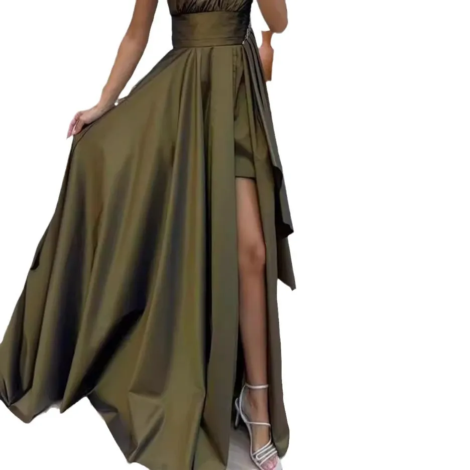 Brownm Brownm New Ladies Elegant Dress Autumn Fashion Loose Dress